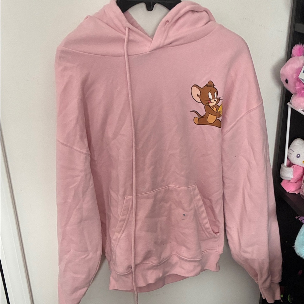 USED Tom and Jerry hoodie(CHECK DESCRIPTION)